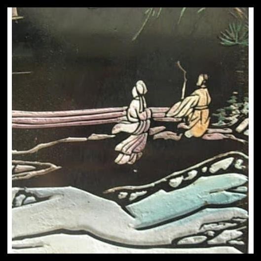 TERBARU MINIATUR SKETSEL ORIENTAL MOTIF PEMANDANGAN 