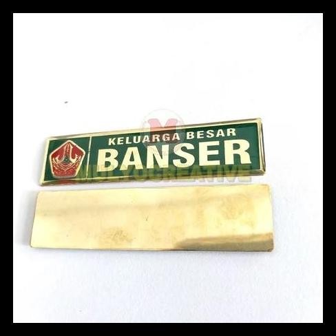 

TERBARU NAMETAG KELUARGA BESAR BANSER - NAMETAG PIN BANSER !!
