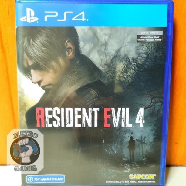 NEW PS4 Resident Evil 4 Remake Kaset Resident Evil 4 Playstation 4 5 CD BD Kaset Game Games Resident