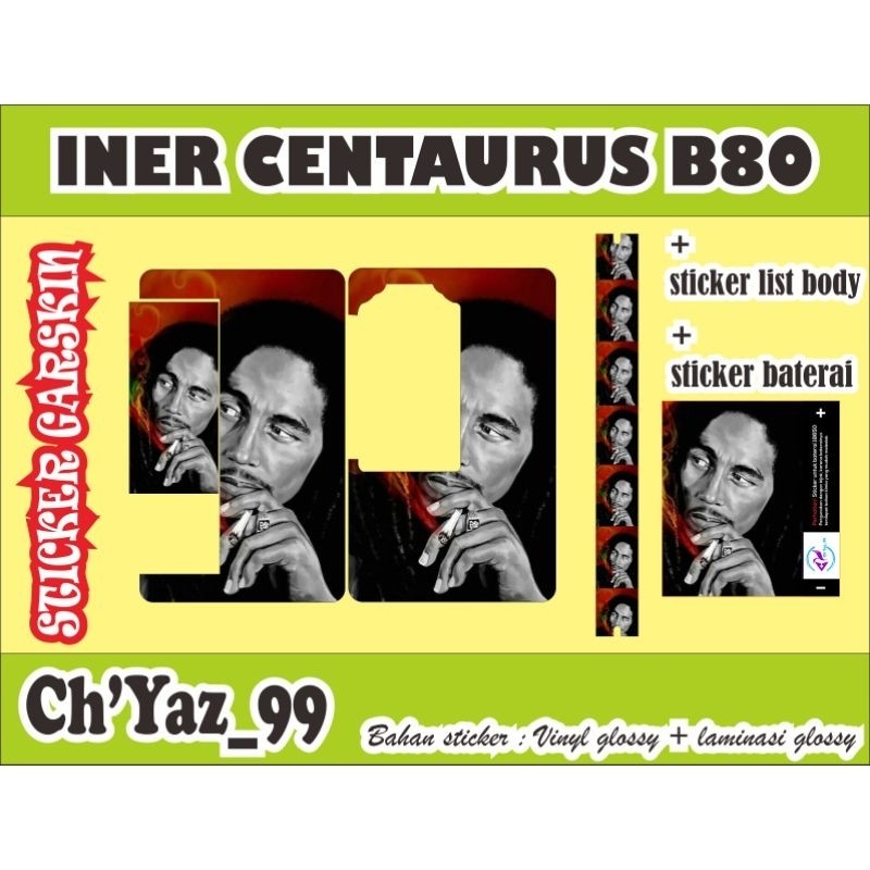 

*Premium Quality* Paket Murah Cent4 B80 W Garskin Custom Stiker Maxdecal Bkn Case COD