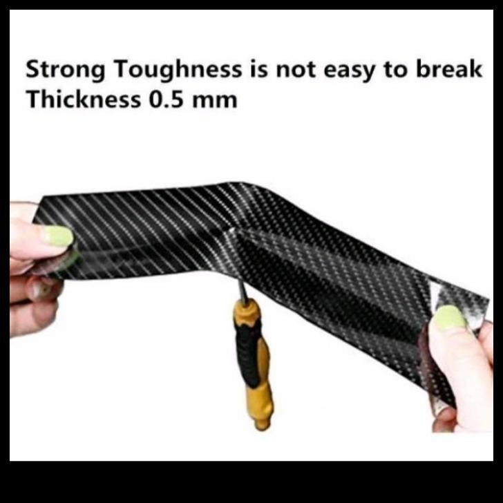 TERMURAH SILLPLATE SAMPING MOBIL VW POLO STICKER CARBON 5D SILL PLATE 