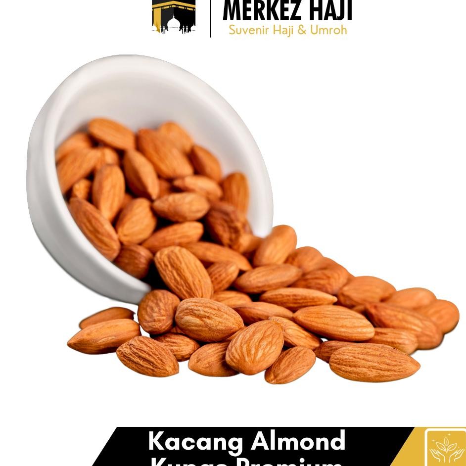 

Kacang Almond Kupas Matang Panggang 1Kg Roasted Sehat Siap Makan Renyah Tanpa Pengawet