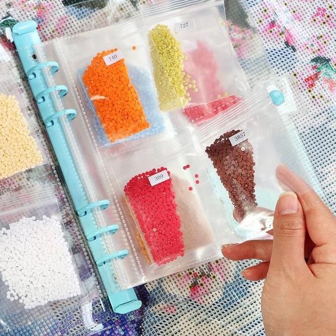 

Sampul Storage Klip Plastik Tempat Alat Diamond Painting TDP016 - Ungu