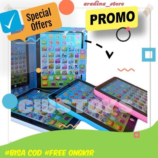 Ipad Mini Play Pad Edukatif 2 Bahasa Mainan Edukasi Anak 2 3 4 5 6 Thn