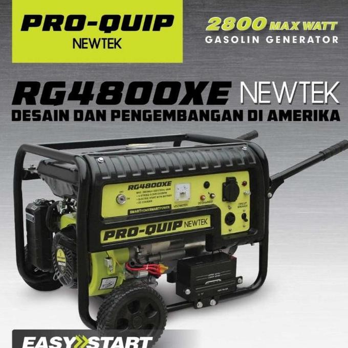 Ready stock] Genset 2800 Watt PROQUIP RG4800XE Generator Listrik PRO-QUIP RG 4800 XE