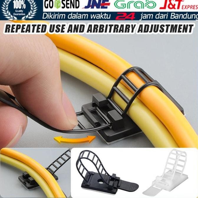 Klip Kabel Organizer 100pcs Jepitan Pengikat Kabel Listrik