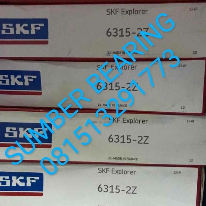 Ball bearing 6315 ZZ SKF ,6315 2Z/C3 SKF