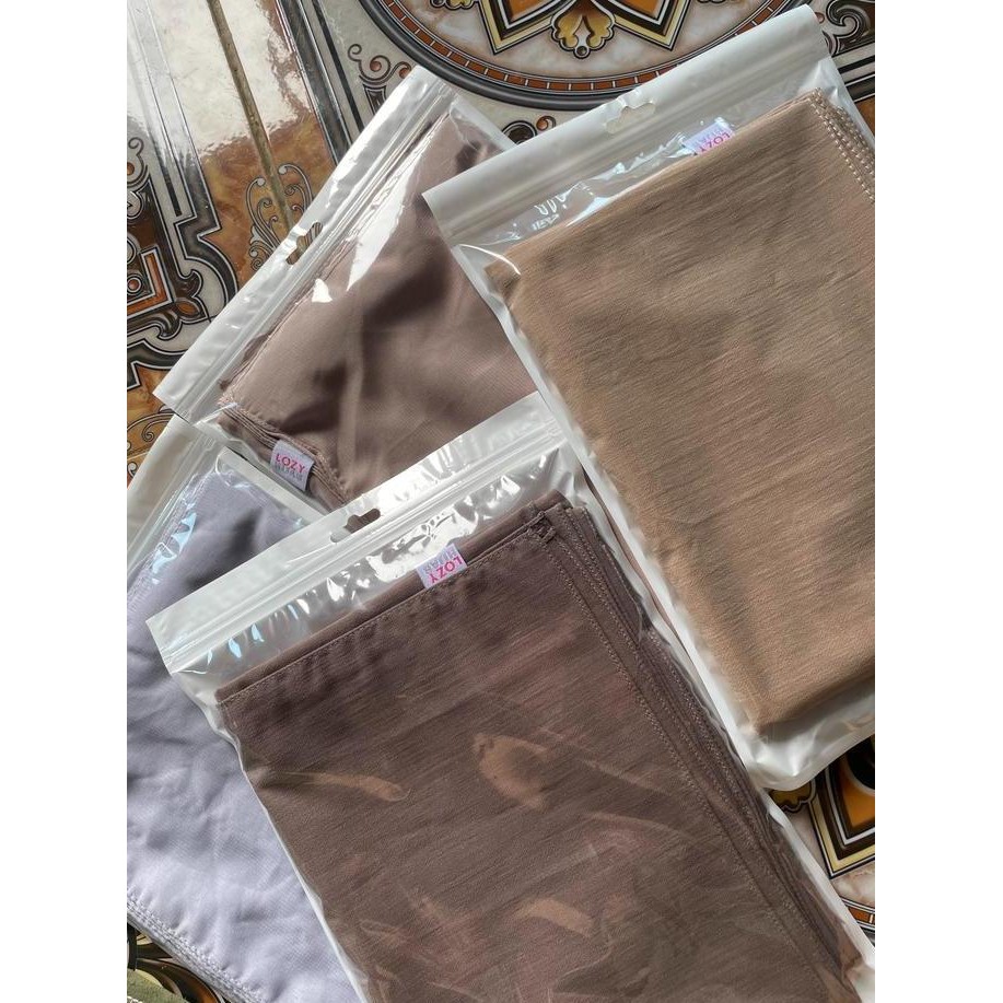 Plastik Klip Hijab Ziplock 20x30 Isi 50 Lembar - Kombinasi Putih Bening