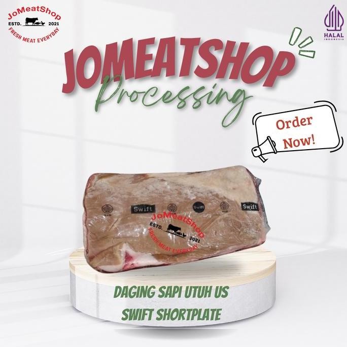 

Daging Sapi Utuh Us Swift Shortplate Bahan Slice Food Meat