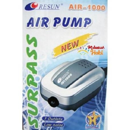 RESUN AIR-1000 POMPA UDARA AQUARIUM KOLAM | MESIN AERATOR AIR PUMP MINI