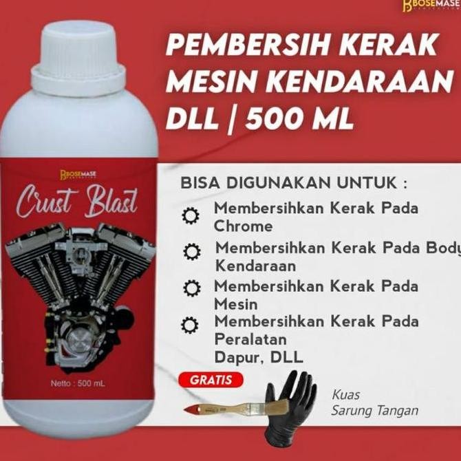 produk unggulan PEMBERSIH MESIN KENDARAAN SUPER AMPUH - CRUST BLAST
