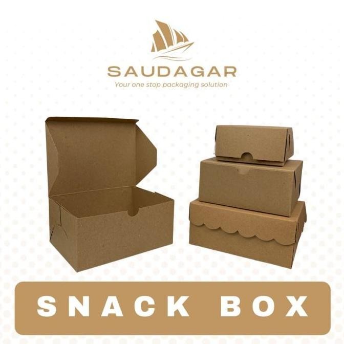 

BOX KOTAK SNACK KUE BAHAN KRAFT PER 100 PCS