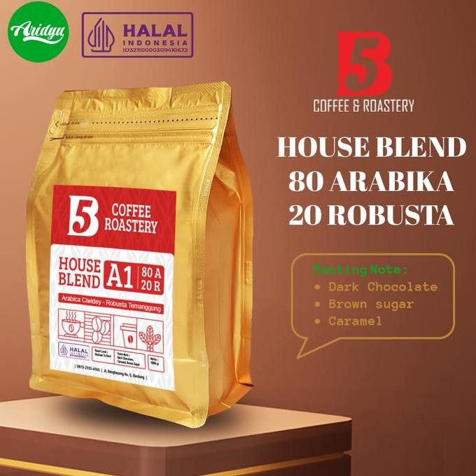 

^%^%^%^%] House Blend 80% Arabika 20% Robusta - Medium To Dark Roast - 250 gr