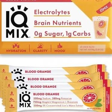 

IQBar IQMix Hydration Electrolytes Powder - Blood Orange (20s x 5,4g)