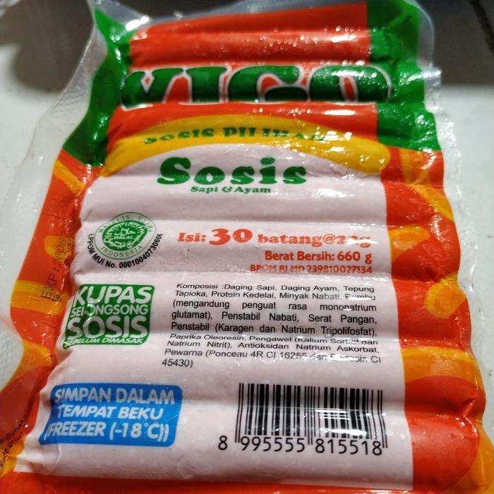 

New Sosis Sapi Vigo isi 30pcs
