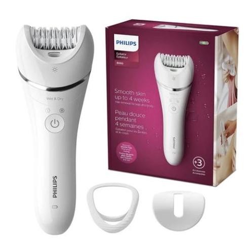 

Philips Beauty Epilator Series 8000 for Women, with 3 Accessories, BRE700