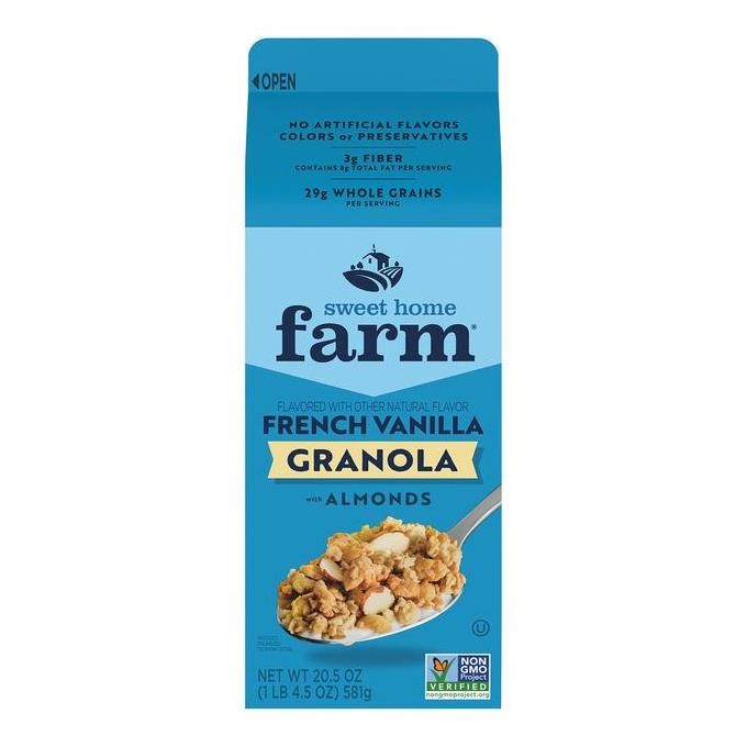 

Sweet Home Farm French Vanilla with Almonds Granola 582g