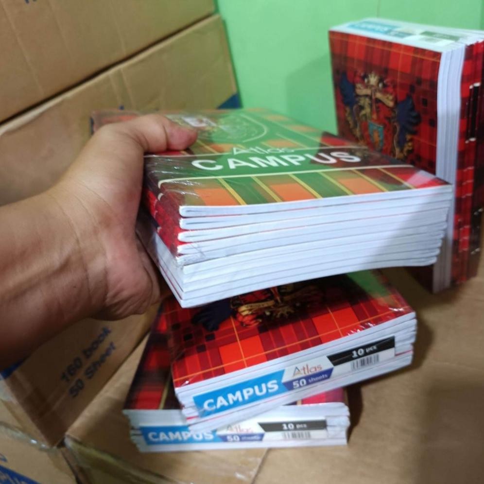 

1 Pak Buku Campus Super Tebal Atlas 50 & 36 Lembar (Isi 10 Buku)