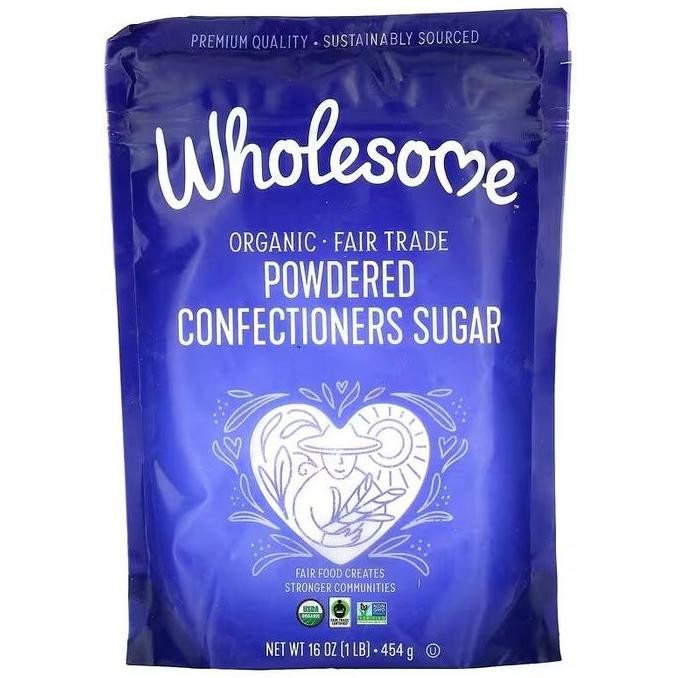 

Wholesome Sweeteners, Organic Powdered Confectioners Sugar, 1 lb (454 g)