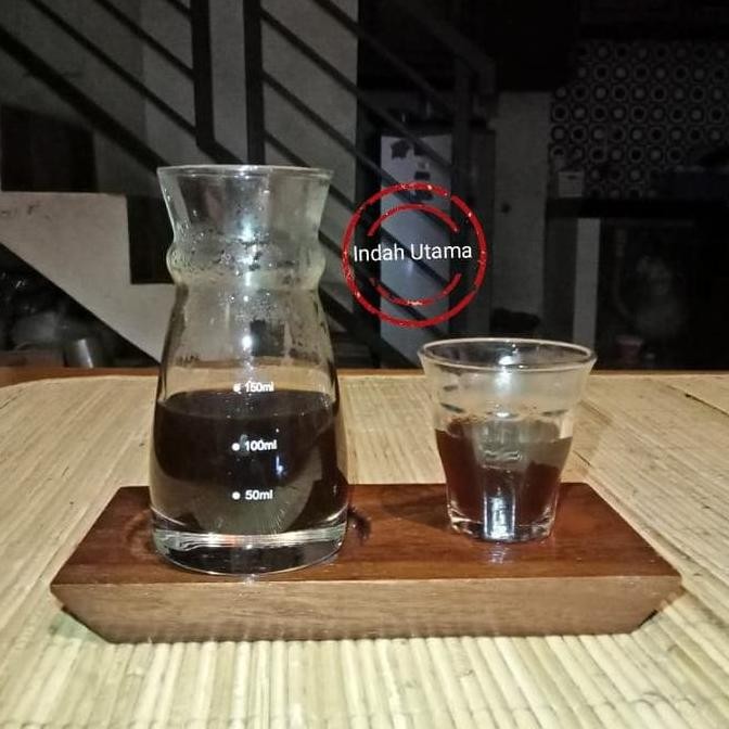 PAKET SERVER KOPI SET TATAKAN + GELAS + WADAH KOPI CAFE ESTETIK