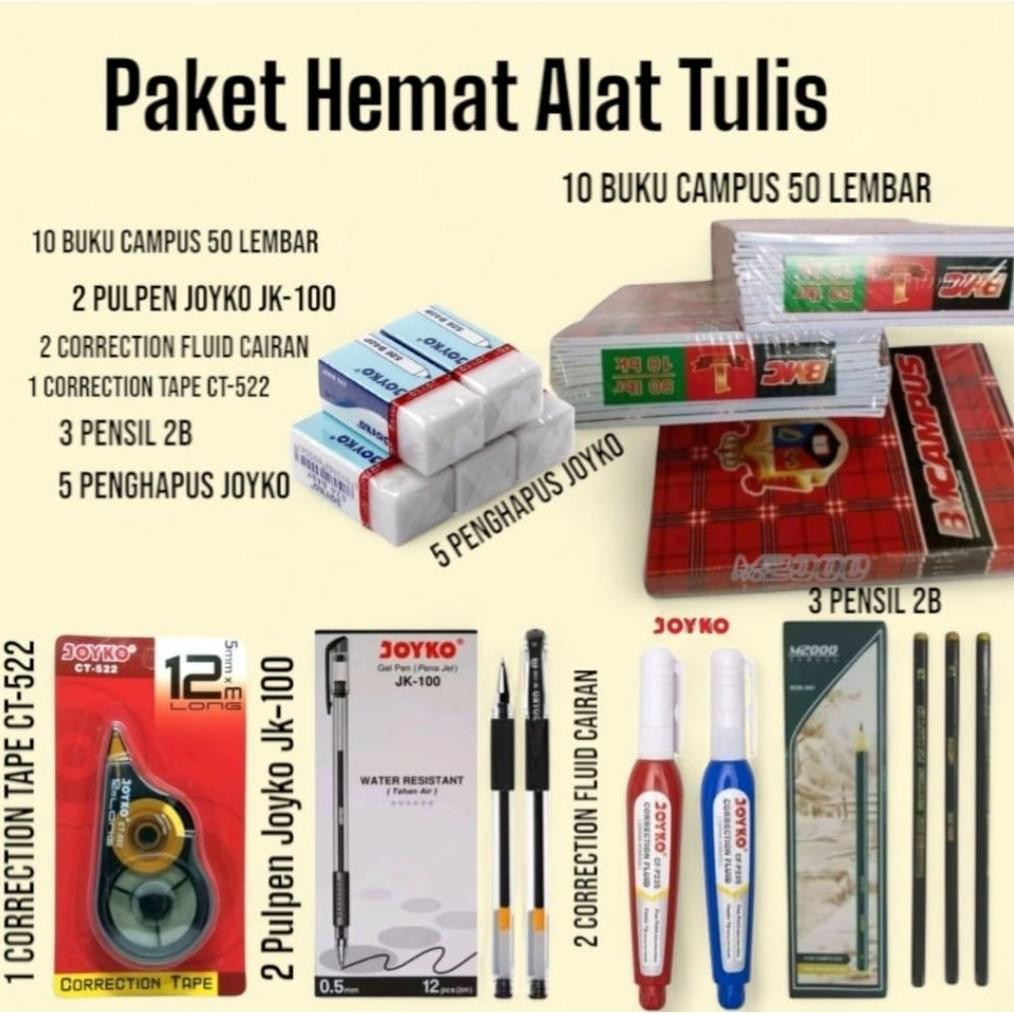 

PROMO: Paket Hemat Buku Tulis BigBoss BMCampus 50 lembar