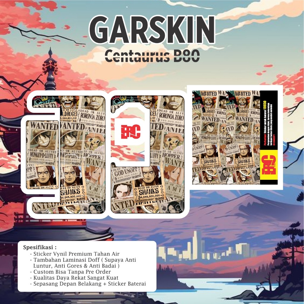 

*Premium Quality* E2r Creative Jual Sicentaurus B80 05 Garskin Custom Stiker Maxdecal Bkn Case COD