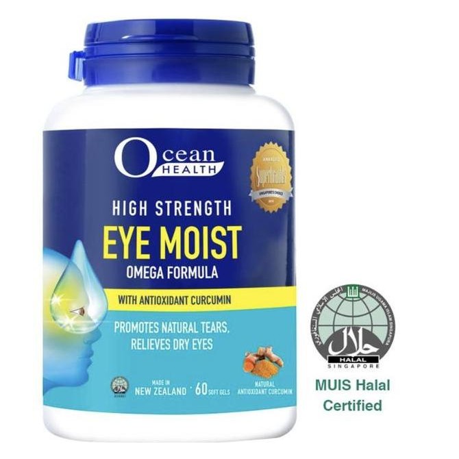 

OCEAN HEALTH High Strength Eye Moist Omega Formula Softgels 60s