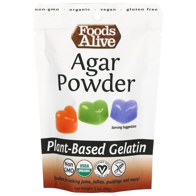 

Foods Alive Agar Powder Plant Based Gelatin 56g