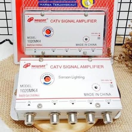 SPLITTER + BOOSTER TV 4 WAY LED/LCD DISKON
