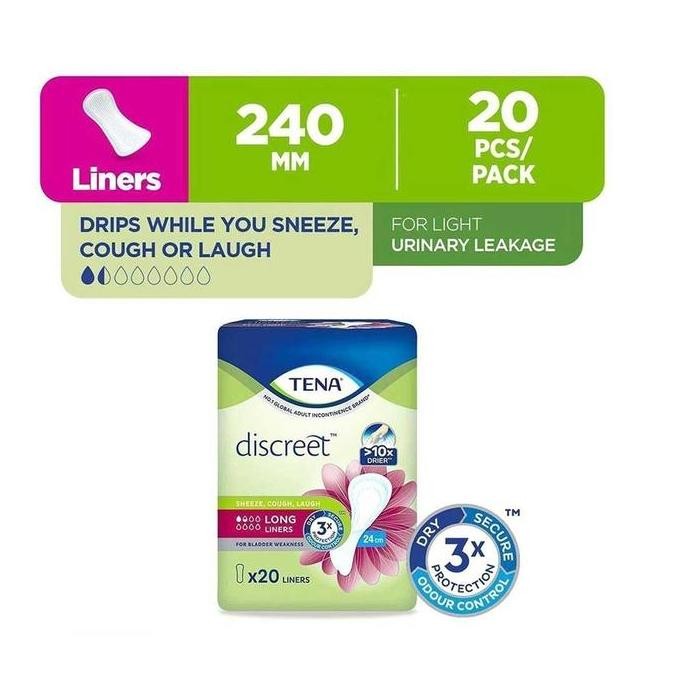 

Tena Discreet Long Liner 240mm (20pcs)