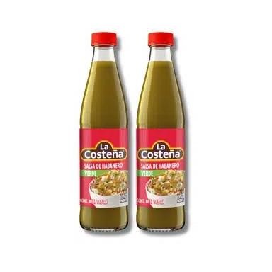 

La Costena Salsa Verde De Habanero Hot Sauce 2 x 145 ML