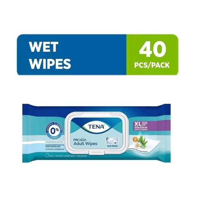 

Tena PROskin Adult Wipes 40pcs