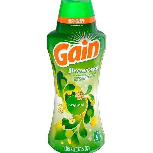 

Gain Fireworks in-wash Scent Booster Beads, Original 37.5 oz (1.06kg)
