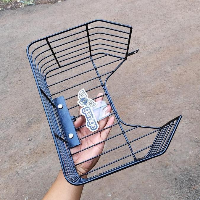 Keranjang Honda Supra x 125 DD R Bagasi Tengah Supra X 125 R Dobel Disk Rak Tengah supraX Batman Bes