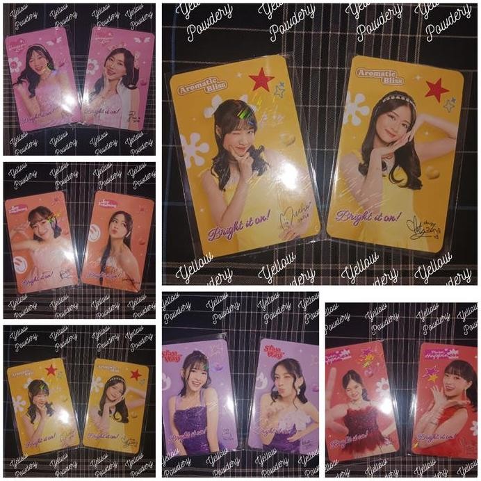 baru READY PHOTOCARD SCARLETT X JKT48 OFFICIAL PC PHOTO CARD ORIGINAL MURAH SALE DISKON LIVE MURCE J