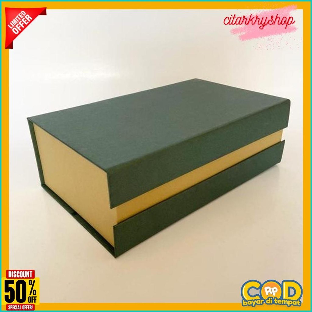 

Gift Box Hijau Model Magnet / Box Serbaguna / Kotak Kado Terlaris! Produk Ini Banyak Dicari