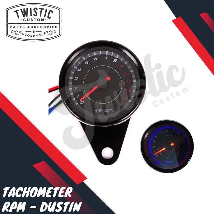 Speedometer Tachometer RPM Meter Analog Dustin Motor Custom Universal