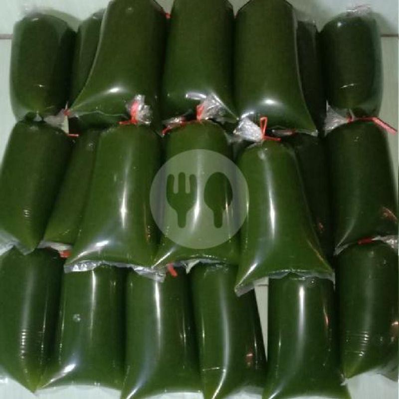 

FM Cincau Hijau Kemasan Plastik 1kg Paket Isi 10pcs Daun Cincau Asli Tanpa Bahan Pengawet