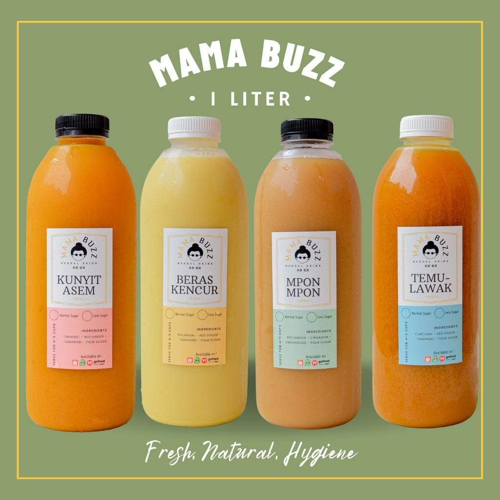 

FM Jamu 1 Liter Kunyit Asem, Beras Kencur, Mpon-mpon , Temulawak