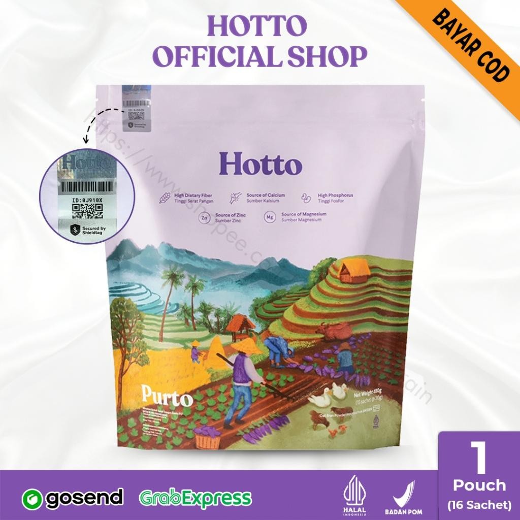 

FM Hotto Purto Multigrain Purple Potato 1 Pouch - 16 Sachet