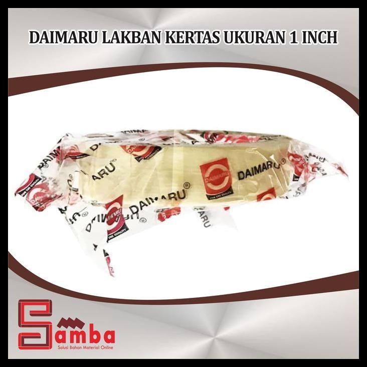 

BEST DEAL DAIMARU LAKBAN KERTAS UKURAN 1 INCH !!!!!!