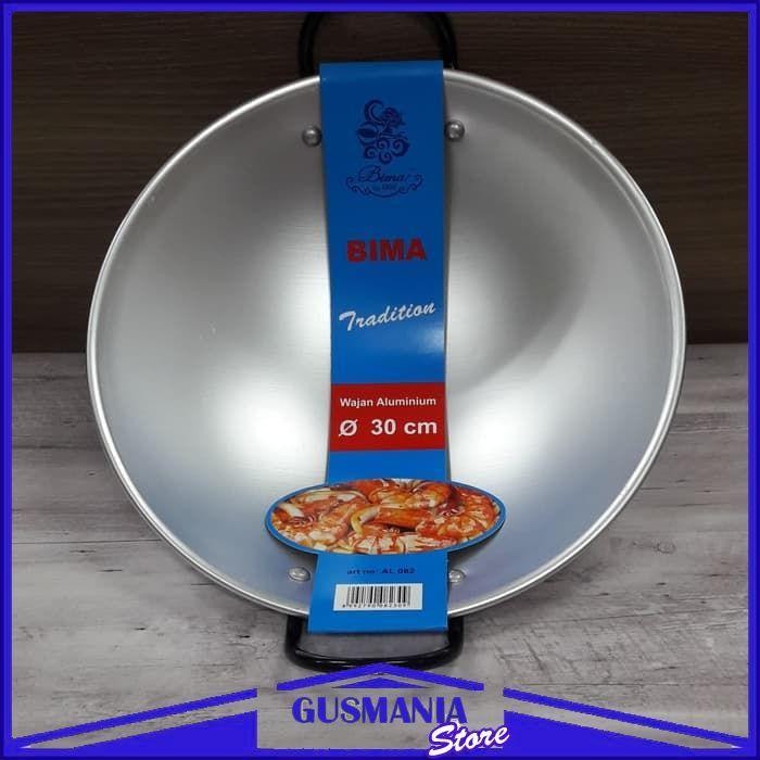 DK Perabotan Masak Wajan Penggorengan Kuali Kuping Bima Stainless