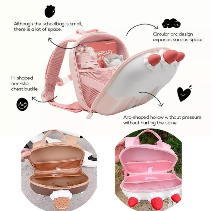 ZOYZOII BACKPACK DESSERT SERIES TAS PUNGGUNG ANAK LUCU
