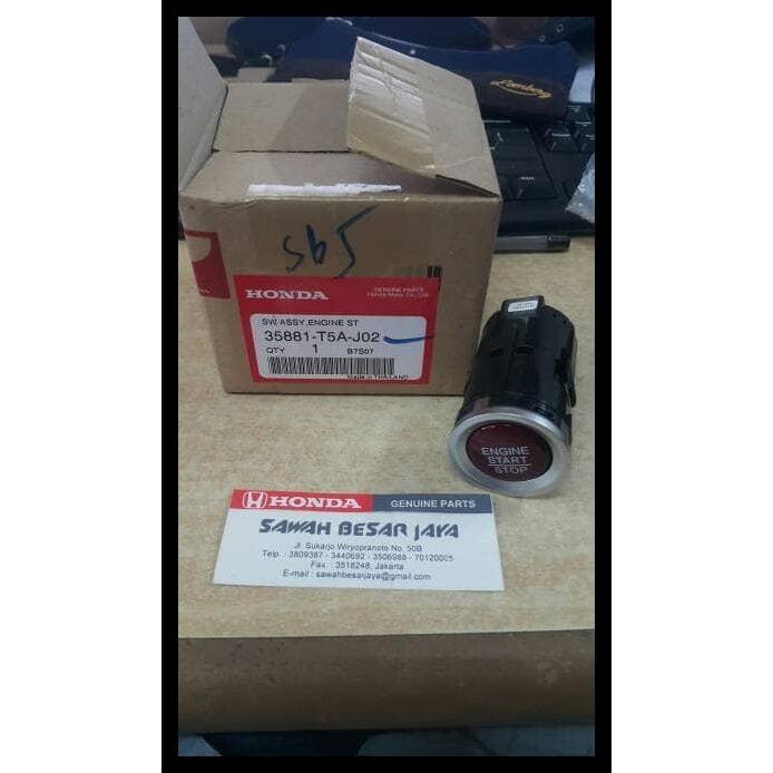 TERMURAH TOMBOL SWITCH ON / OFF ENGINE START / STOP JAZZ GK 