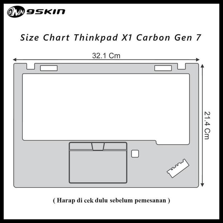 GRATIS ONGKIR GARSKIN LENOVO THINKPAD X1 CARBON GEN 4 VYNIL BLACK CARBON INSIDE 