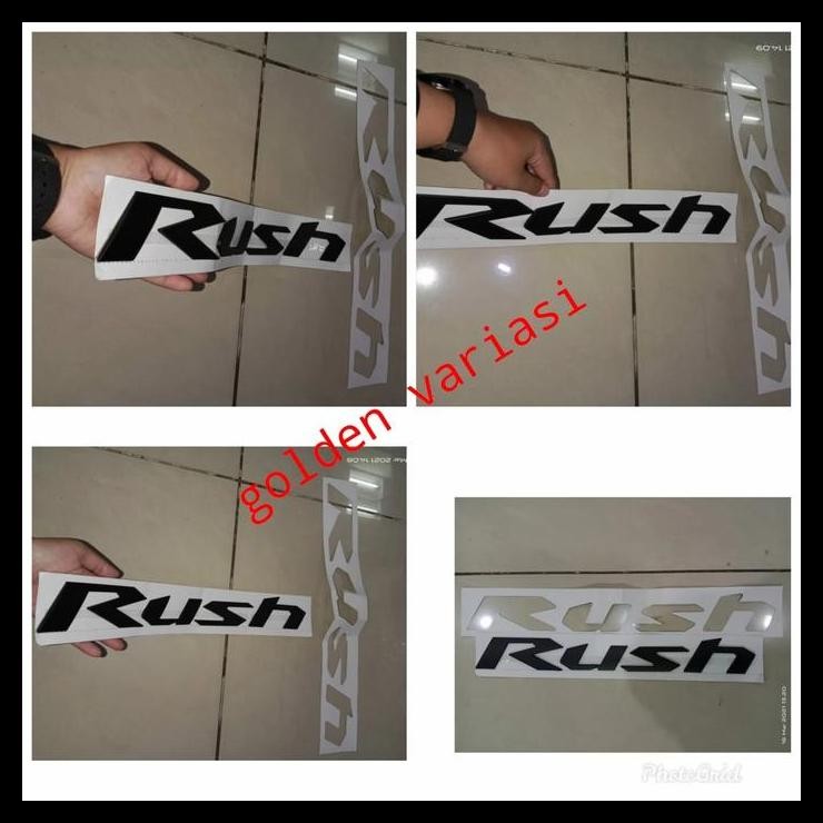 GRATIS ONGKIR EMBLEM KAP MESIN / LOGO KAP MESIN MOBIL TOYOTA RUSH 