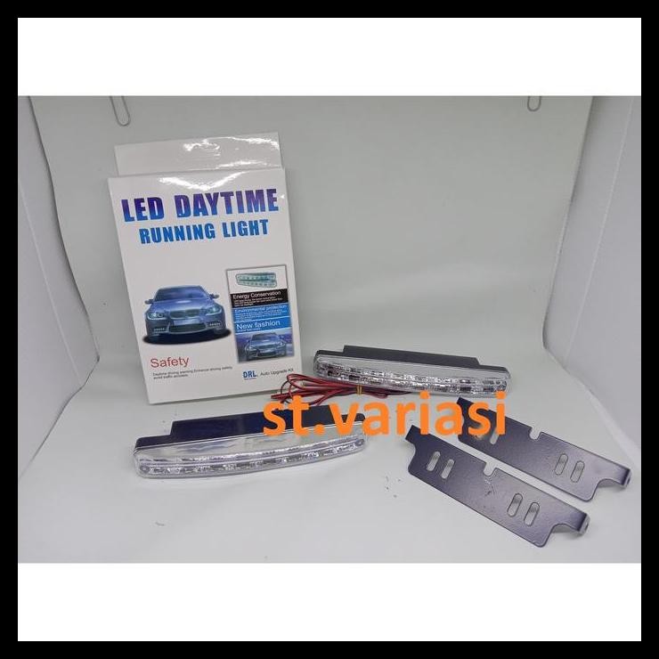 TERMURAH LAMPU LED DRL 8 LED RUNNING LIGHT MOBIL GRAND LIVINA 