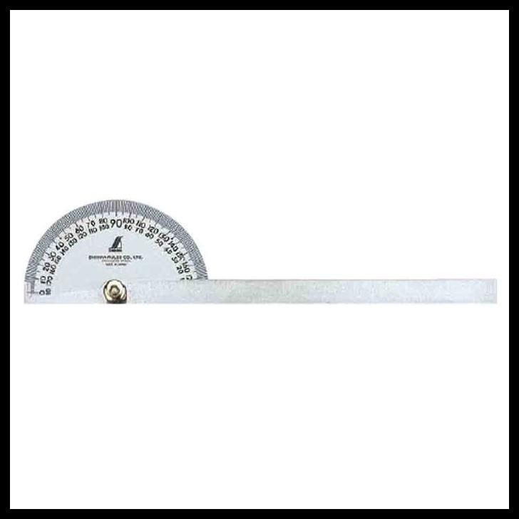 

TERBARU SHINWA HC PROTRACTOR NO.30-305 X 16 X 1.5 MM DIA.120-H1543- 62774 !