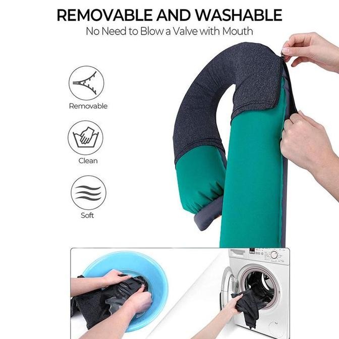BANTAL LEHER TIUP LIPAT PORTABLE TRAVEL CAMPING NATUREHIKE NH20ZT004