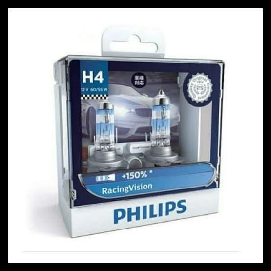 TERMURAH PHILIPS RACINGVISION H4 H7 12V PASTI ASLI PHILIPS 